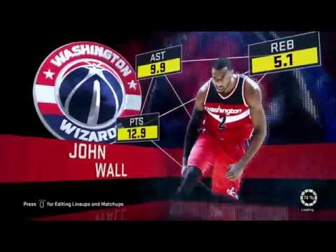 NBA 2K16 Washington Wizards MyLeague Franchise Season 1