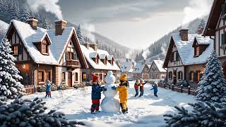 We Built the World's Coziest Village in the Snow