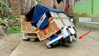 Download lagu miniatur truk dari triplek oleng parah sampai angkat ban kanan 🤙 mp3