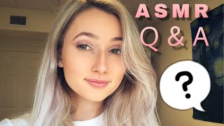 ASMR 25K TINGLY Q&A! (UP-CLOSE WHISPERS, SOFT SPEAKING)