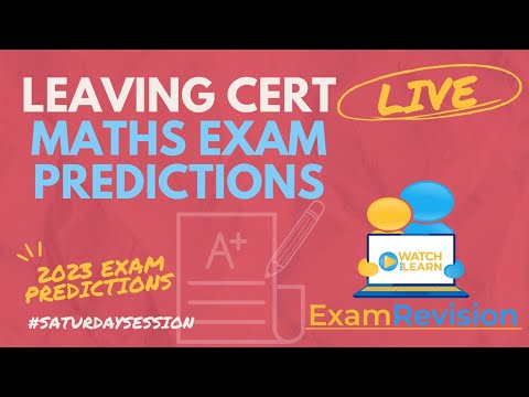 Leaving Cert Maths Higher Level Predictions 2023 💯📝🏆