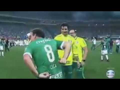 Momentos finais de Palmeiras 1X0 Chapecoense - Campeão brasileiro 2016