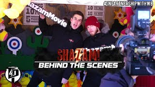 Twist and Pulse meet Shazam! Behind the scenes #InPartnershipWithWB
