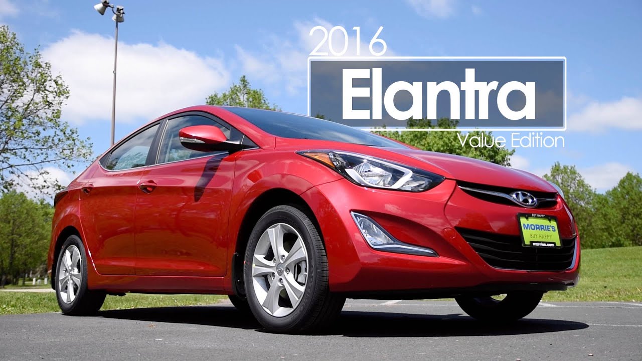 2016 Hyundai Elantra Value Edition | Model Overview