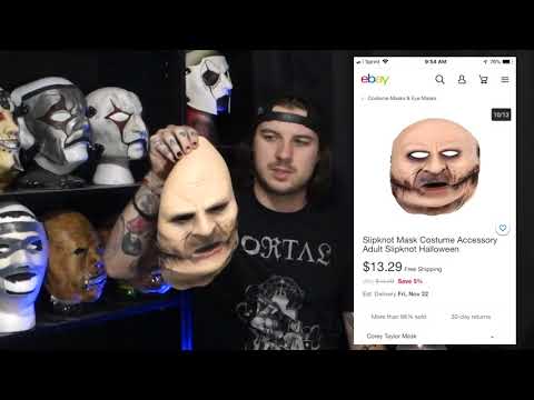 BUYING AND REVIEWING TERRIBLE SLIPKNOT MASK!