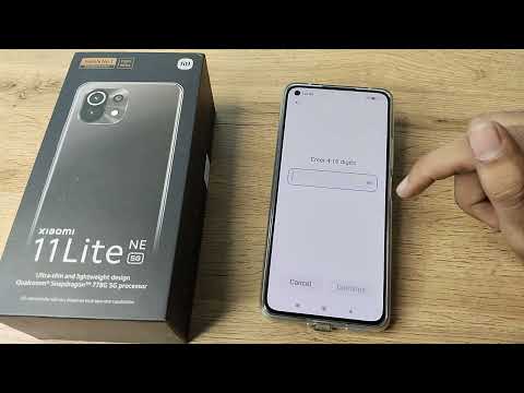 How to change Pin Lock in Xiaomi 11 Lite NE 5G Phone