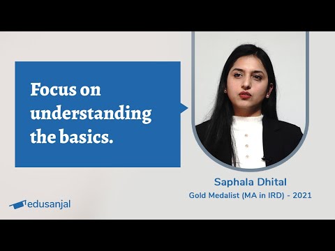 EduTalk with Toppers: Saphala Dhital, MA in International Relation and Diplomacy Topper 2021