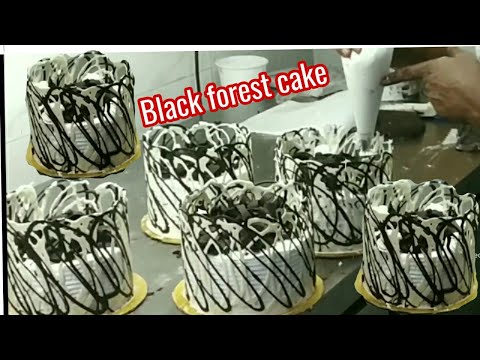 How to make black forest cake | chocolate decoration ideas | ravikumar cakes