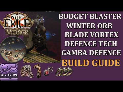 Poe 3.28 | Winter Orb | Blade Vortex | FrostBlink | Map Blaster Build | Defence Tech | Build Guide