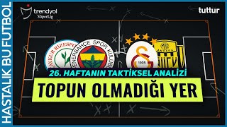 TOPUN OLMADIĞI YER | Trendyol Süper Lig 26. Hafta Taktiksel Analiz
