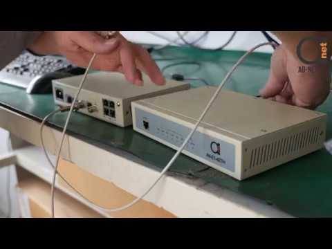 4 Ethernet port to E1 converter - Framed & Unframed Support