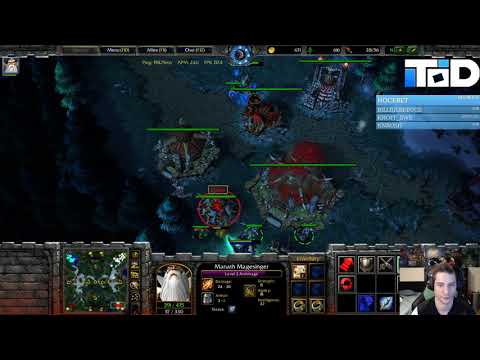 Warcraft III 2v2 #34 - ToD & Lucifer vs Orc & NightElf