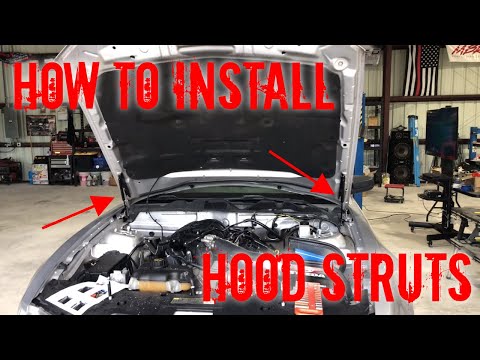 How To Install Hood Struts (2005-2014 Ford Mustang)