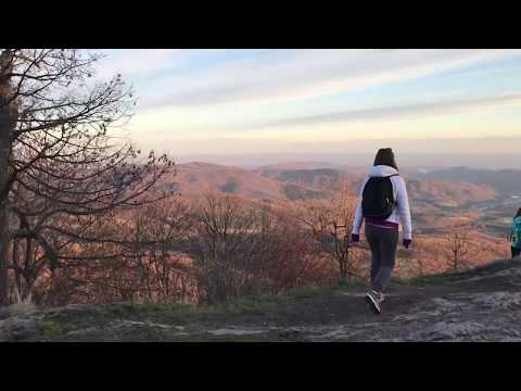 Hiking to Hill Sitno With Rocky Cliffs and Castle, Slovakia