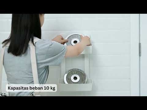 Gambar Stora Rak Dapur 2 Tingkat 27.3x14.3x43.5 cm - Putih