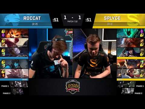 ROC vs SPY Highlights Game 3 EU LCS SUMMER 2017 Roccat vs Splyce W4D2