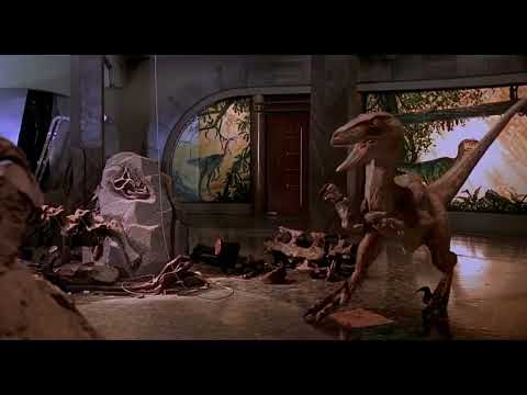 T-Rex vs the Raptors Scene - Jurassic Park (1993)