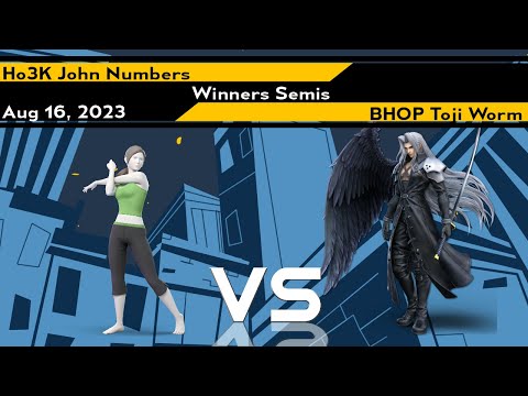 Xeno305 Winners Semis - John Numbers (Wii Fit Trainer) vs Toji Worm (Sephiroth) - Smash Ultimate