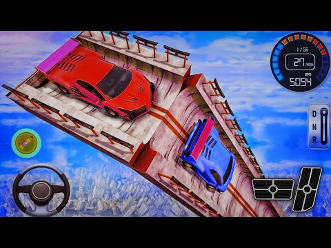 Vertical Mega Ramp Impossible 3D🔥 - Car Stunts Tracks Racing 3D😲 - Android Gameplay