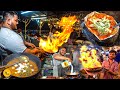 Most Viral Fire Tadka Paneer Angara Sizzler Making In Ratri Bazar Rs 250 Only L Vadodara Street Food