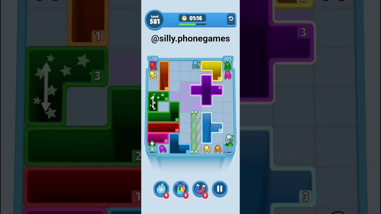 Drop Away Level 581 Walkthrough Solution