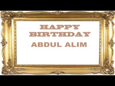 AbdulAlim   Birthday Postcards & Postales - Happy Birthday