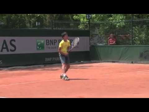 Adrien Gobat, champion de France de tennis 13 ans 2014