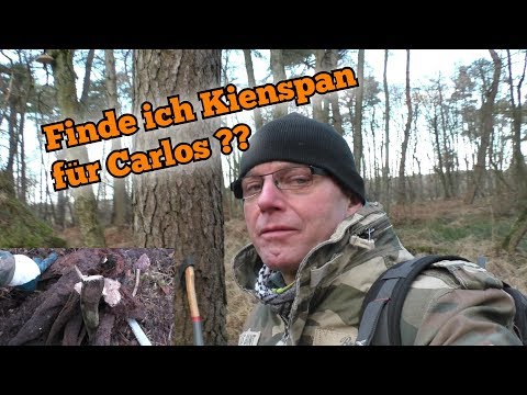 Kienspan für Carlos ( Karl Heger ) - Bushcraft - fire sticks  - Mayasticks
