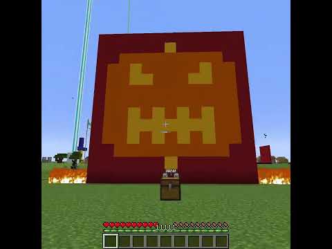Cursed OP Fire Pumpkin in Minecraft
