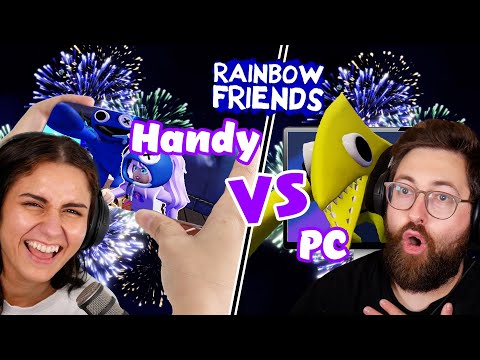 Play Rainbow Friends 2 on mobile vs. PC! With Dania's fiancée, Flo!
