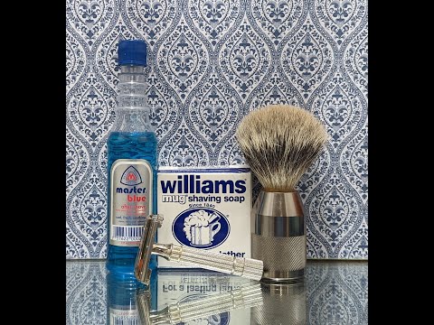 Gillette President, Williams Mug Soap & Master Blue aftershave