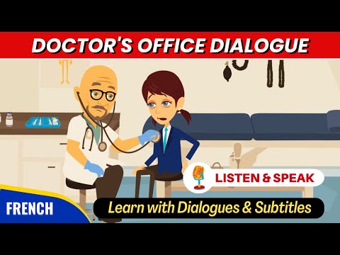 Learn French : Doctor's Office Conversation | DELF A1 & A2 Dialogue | CCube Academy