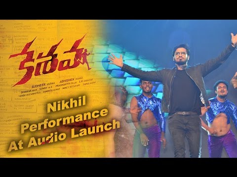 Nikhil's Dance Performance At Keshava Audio Launch