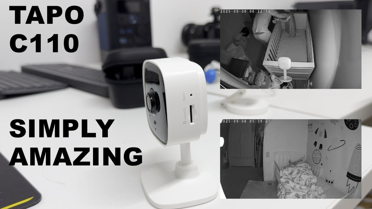 Miniatura da avaliação em vídeo de Câmera de Segurança Wi-Fi TP-Link Tapo C110 3MP Full HD