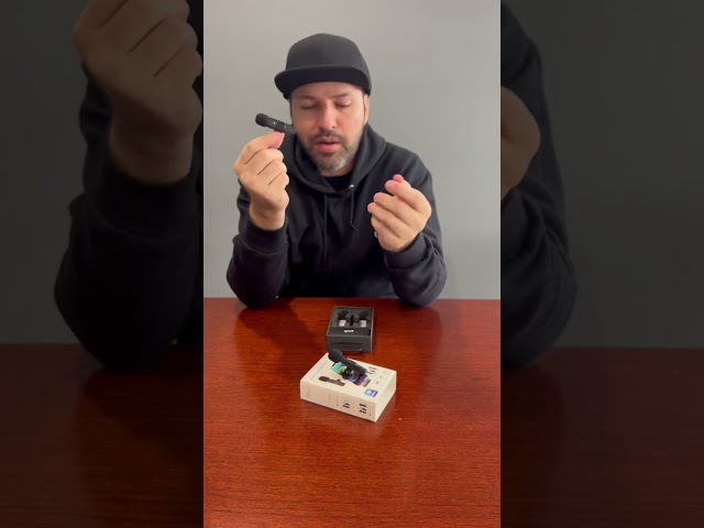 Vídeo relacionado con Lavalier - Micrófono Clipon con reducción de ruido para transmisión en vivo y grabación, compatible con smartphones, cámaras réflex digitales y grabadoras de audio (para USB)