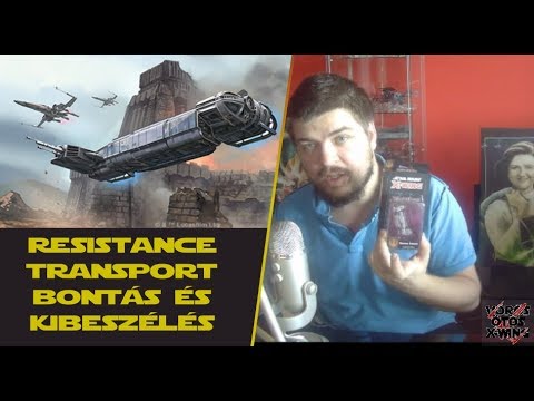 X-Wing Rezistance Transport Unboxing videó - Vörös Ötös X-Wing