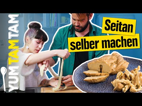 Seitan aus Mehl selber machen // #yumtamtam