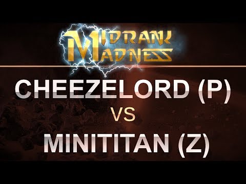 StarCraft 2 - MidRank Madness 2017 - Cheezelord (P) v MiniTitan (Z) on Neon Violet Square
