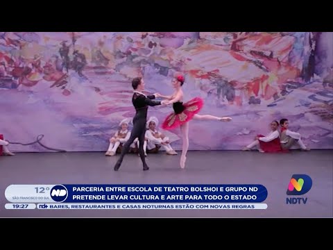 Parceria entre Escola de Teatro Bolshoi e Grupo ND pretende levar cultura e arte para toda SC