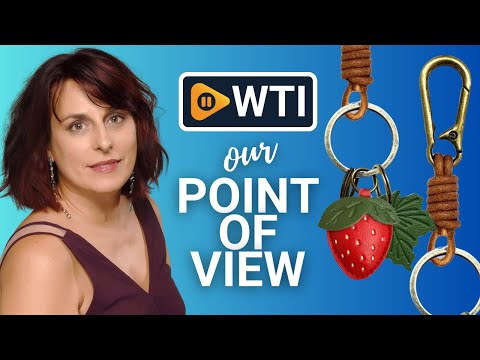Leather Leaf Fruit Keychain - WTI product video review