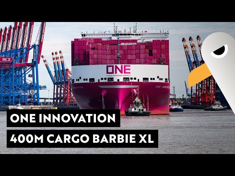 ONE Innovation 💄 400m Cargo Barbie XL - Eins der größten Containerschiffe der Welt