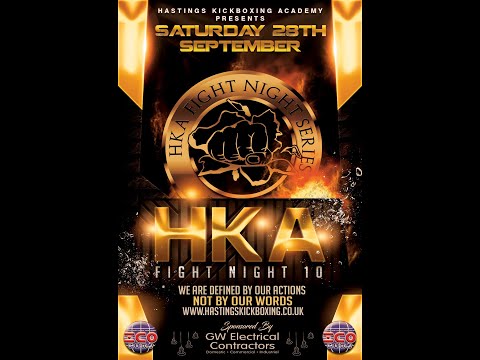 HKA FIGHT NIGHT 10 - 12 Seb Estrada V Elliot Manning