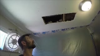 How To Repair a Water Damaged Ceiling | THE HANDYMAN |