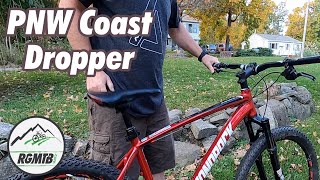 Entry Level Mountain Bike Upgrades - The PNW Coast Seat Post Dropper is installed!