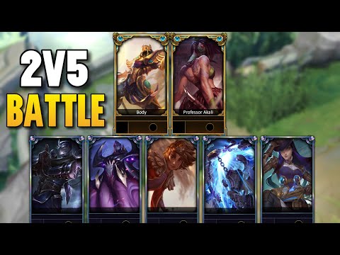 2 Challenger One Tricks VS. 5 Diamond Players (2v5) ft. Professor Akali