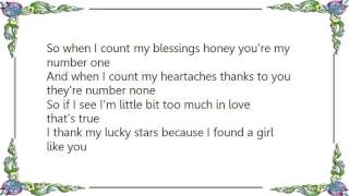 Webb Pierce - I Thank My Lucky Stars Lyrics