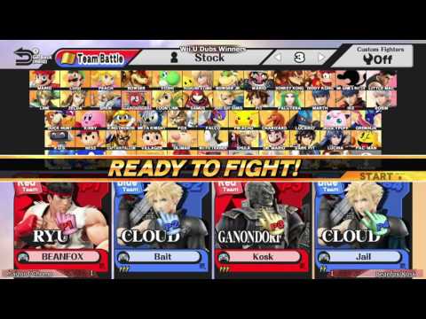 Revival of CAST - Beanfox (Ryu) & Kosk (Ganon) Vs. Chomo (Cloud) and Chaizord (Cloud) - Winners