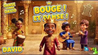 BOUGE ET DANSE ! 🌟 Comme David Danse | Afrogospel Kids & Chant Chrétien Enfant (Clip 3D)