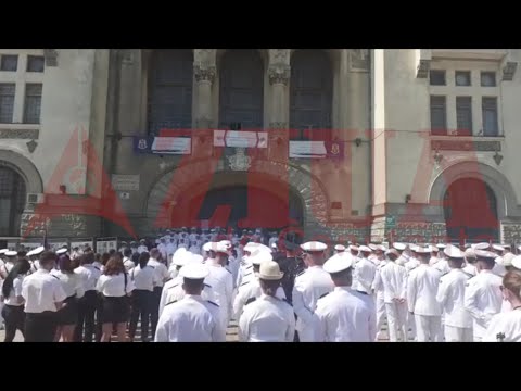 Constanța - Festivitate de absolvire pentru studenții și elevii militari din Forțele Navale Rom
