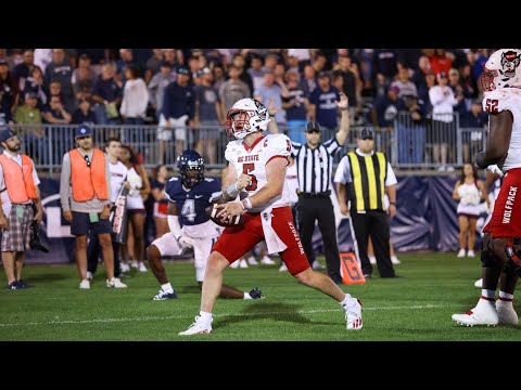 2023.08.31 NC State Wolfpack at Connecticut Huskies Football